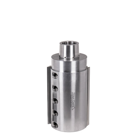 130 mm Cut Length, 2 Corrugated Knife Pockets, HSK 85 PowerLock Style Moulder Cutterhead, CW Rotation, Left or Bottom Spindle