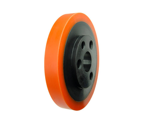 3/4" Wide, 30mm Bore, Bolt-On -- Solid Urethane Feed Wheel