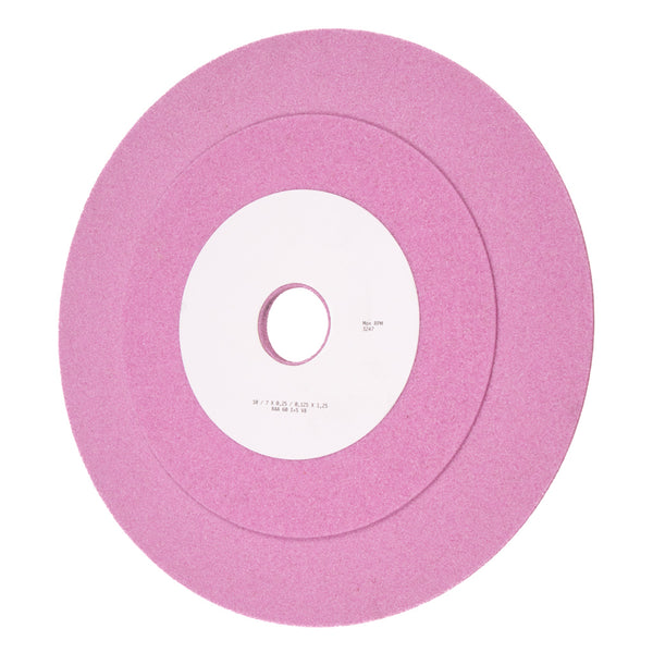 Pink Vitrified Grinding Wheel with hub on 1 side