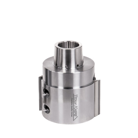 60 mm Cut Length, 2 Corrugated Knife Pockets, HSK 85 PowerLock Style Moulder Cutterhead, CW Rotation, Left or Bottom Spindle 