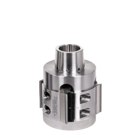 40 mm Cut Length, 4 Corrugated Knife Pockets, HSK 85 PowerLock Style Moulder Cutterhead, CW Rotation, Left or Bottom Spindle 
