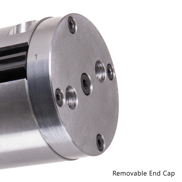 Removable End Cap for additional head rigidity at high-speeds