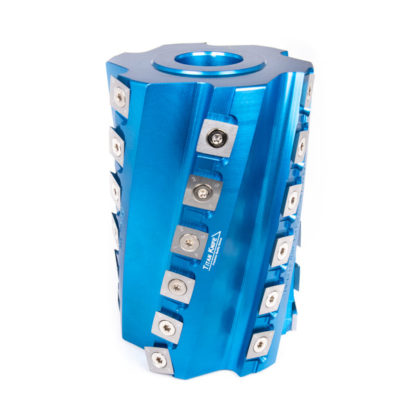 Titan Spiral Carbide Insert Knife Cutterhead - 6-Row