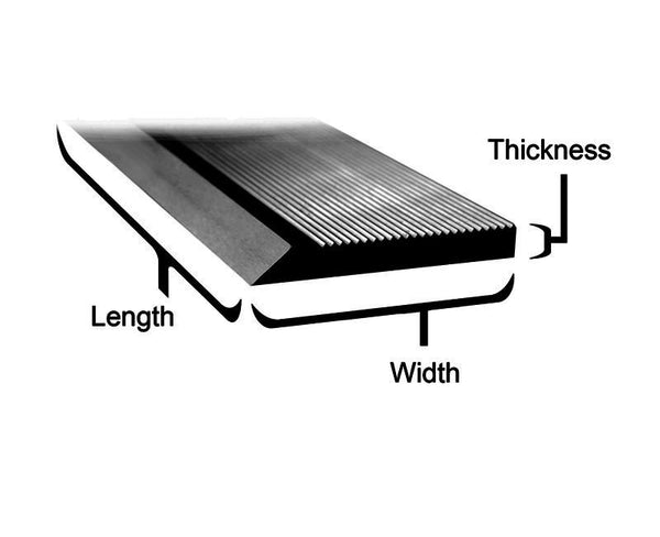 Corrugated Moulder Knife Dimensions