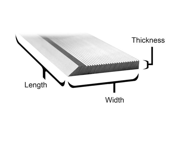 Corrugated Moulder Knife Dimensions