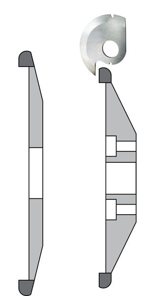 Finger Joint Grinding Wheel Shapes