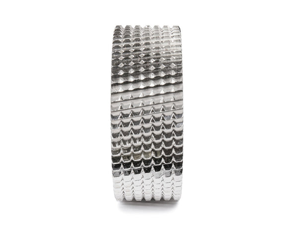 2" Wide, 35mm Bore, Keyed - Diamond Tooth Style - Steel Tooth Feed Wheel - View 2