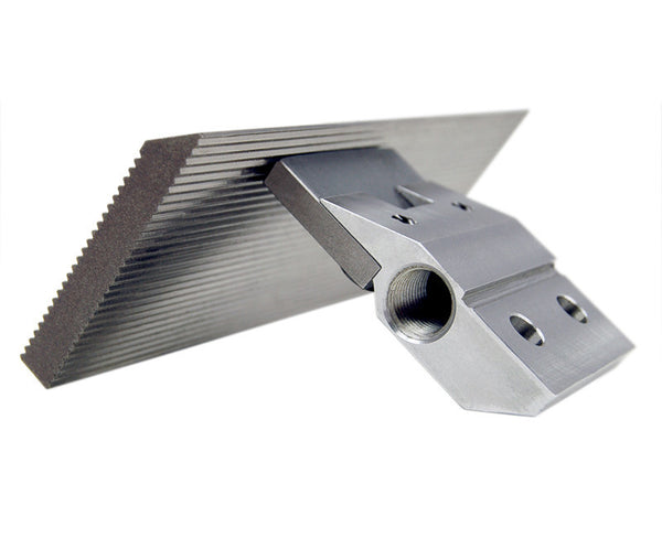 Knife-Lock Tool Rest Mounted with Knife Example - For Weinig Grinders