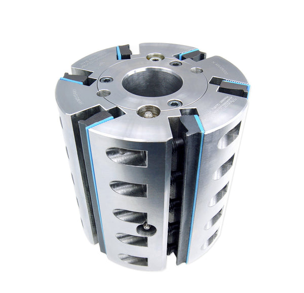 Hydro-Locking Corrugated Knife Moulder Cutterhead - 6 Knife