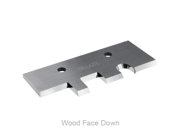 HD MP 60mm Wide - Carbide Knife - Tongue and Groove Flooring - Face Down