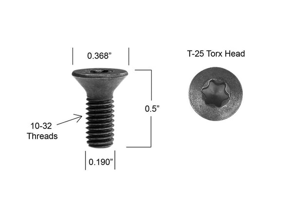 Screw for Byrd Journal Cutterheads - Dimensions