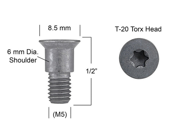 Weinig Spiral Cutterhead Screw - Dimensions