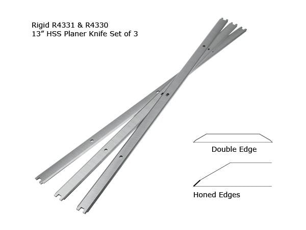 PKH-12828 -- HSS Planer Knife Set -- 13" Rigid R4331, R4330 - Details