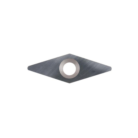 Diamond Carbide Insert - 28 x 2.5 mm - 0.8 mm radius tip - Woodturning Cutter Top